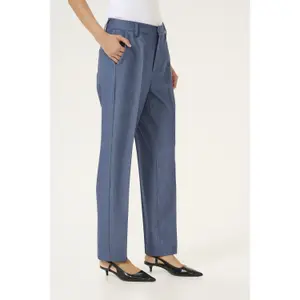 Women's zip-up suit trousers KAFFE Sakura image-4