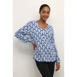Damenbluse KAFFE Karina Amber image-1