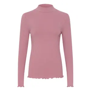 Women's long sleeve turtleneck T-shirt KAFFE Drew image-0