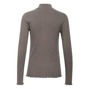 Women's long sleeve turtleneck T-shirt KAFFE Drew image-3