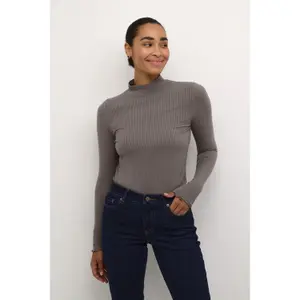 Women's long sleeve turtleneck T-shirt KAFFE Drew image-2