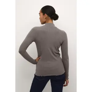 Women's long sleeve turtleneck T-shirt KAFFE Drew image-4