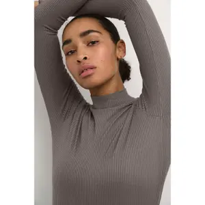 Women's long sleeve turtleneck T-shirt KAFFE Drew image-5