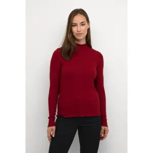 T-shirt de gola alta para mulher KAFFE Drew image-2