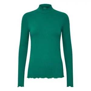 T-shirt de gola alta para mulher KAFFE Drew image-0