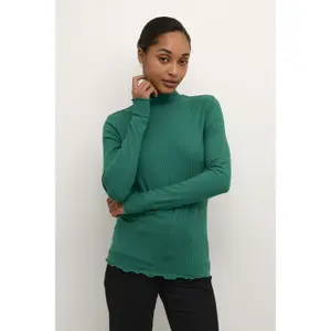 T-shirt de gola alta para mulher KAFFE Drew image-1