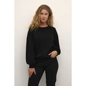 Sweter damski z okrągłym dekoltem KAFFE Regina image-2