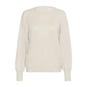 Sweter damski z okrągłym dekoltem KAFFE Regina image-2