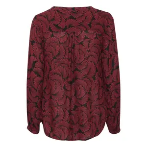 Camicetta donna con scollo a V KAFFE Mari Amber image-3