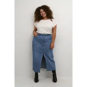 Denim skirt for women KAFFE Asinem image-5