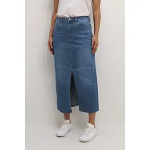 Denim skirt for women KAFFE Asinem image-4