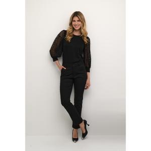 Udvidede chinos til kvinder KAFFE Lea image-3