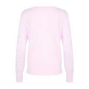 Pullover de malha com decote em V para mulher KAFFE Lizza image-3