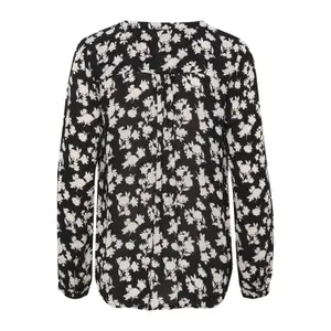 Blusa de manga larga estampada para mujer KAFFE Amber image-4