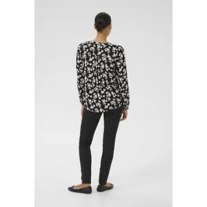 Blusa de manga larga estampada para mujer KAFFE Amber image-5