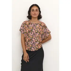 Blusa feminina KAFFE Amber Printed image-2