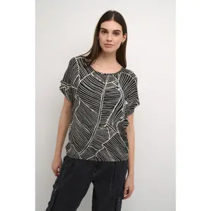 Damenbluse mit Druck KAFFE Amber image-2