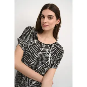 Damenbluse mit Druck KAFFE Amber image-5