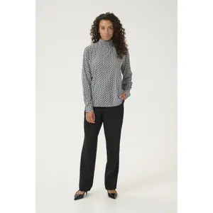 Blusa impressa para mulher KAFFE Amber image-0