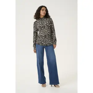 Blusa estampada para mujer KAFFE Amber image-1