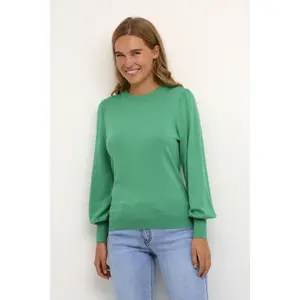 Pullover de malha com gola redonda para mulher KAFFE Lizza image-2