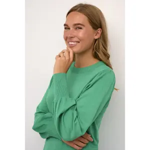 Pullover de malha com gola redonda para mulher KAFFE Lizza image-5