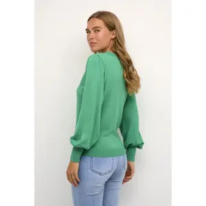 Pullover de malha com gola redonda para mulher KAFFE Lizza image-4