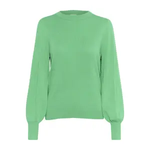Pullover de malha com gola redonda para mulher KAFFE Lizza image-0