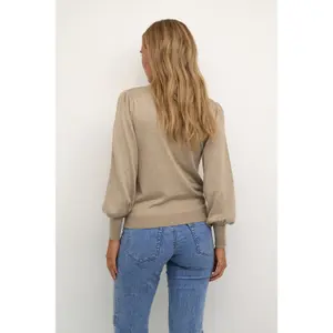 Pullover mit Rundhalsausschnitt Frau KAFFE Lizza image-6