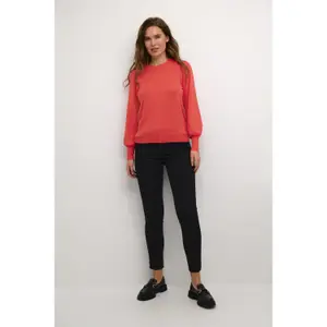 Pullover mit Rundhalsausschnitt Frau KAFFE Lizza image-1