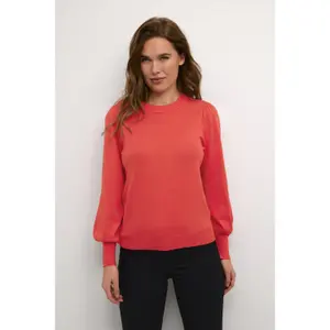 Pullover mit Rundhalsausschnitt Frau KAFFE Lizza image-2