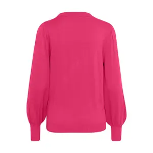 Pullover de malha com gola redonda para mulher KAFFE Lizza image-1