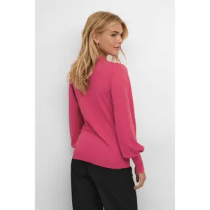 Pullover de malha com gola redonda para mulher KAFFE Lizza image-4