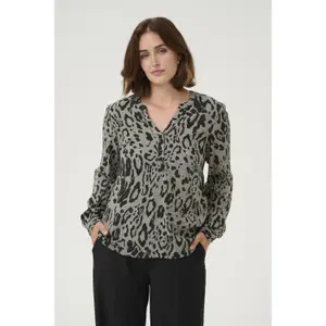 Blusa de manga comprida feminina KAFFE Milia image-2