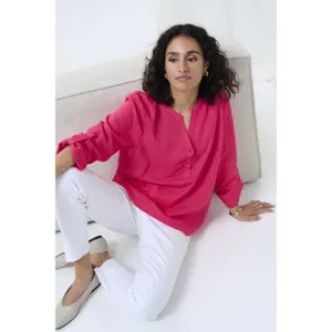 Blusa de manga comprida feminina KAFFE Milia image-3