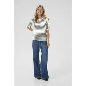Blusa de malha listrada feminino KAFFE Lizza image-2