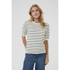 Blusa de malha listrada feminino KAFFE Lizza image-3