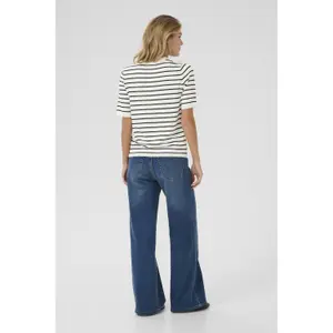 Blusa de malha listrada feminino KAFFE Lizza image-4