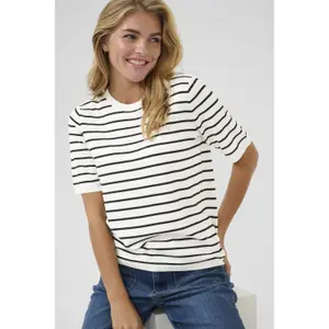 Blusa de malha listrada feminino KAFFE Lizza image-5