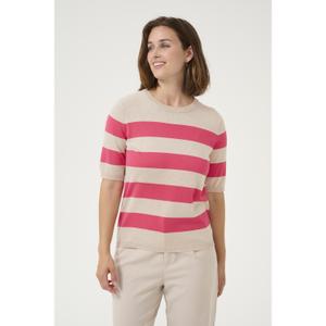 Striped knit blouse for women KAFFE Lizza image-3