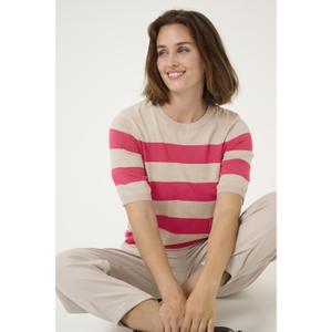 Striped knit blouse for women KAFFE Lizza image-5