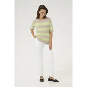 Sweter damski w paski KAFFE Lizza image-2