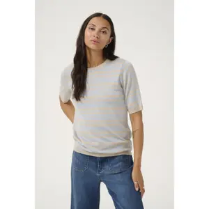 Sweter damski w paski KAFFE Lizza image-3