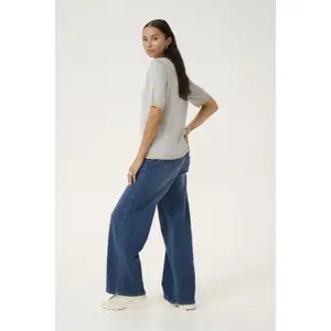 Sweter damski w paski KAFFE Lizza image-4