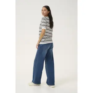 Sweter damski w paski KAFFE Lizza image-4