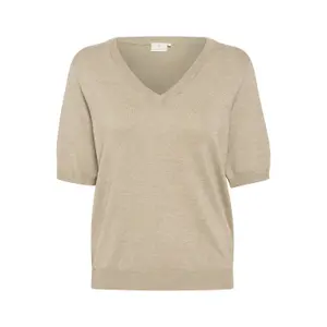 Pullover mit V-Ausschnitt Frau KAFFE Lizza image-0