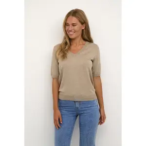 Pullover mit V-Ausschnitt Frau KAFFE Lizza image-2