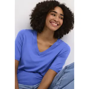 Pullover mit V-Ausschnitt Frau KAFFE Lizza image-5