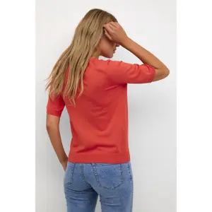 Pullover mit V-Ausschnitt Frau KAFFE Lizza image-4