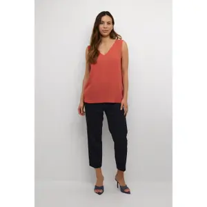 Camiseta de tirantes para mujer KAFFE Milia image-1